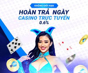 Hoàn trả ngày Casino trực tuyến 0.6%