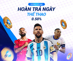 Hoàn trả ngày Thể Thao 0.50%