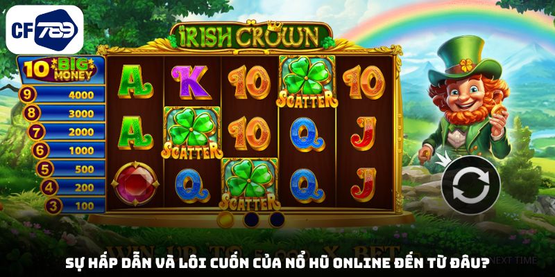 Sự hấp dẫn và lôi cuốn của nổ hũ online đến từ đâu?